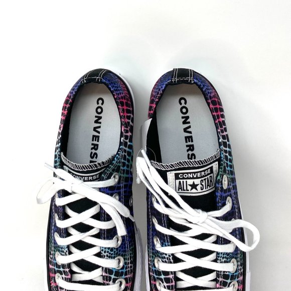 Converse Chuck Taylor AS Low Canvas Black Shoes Women's Platform Size 570518C - Picture 6 of 8